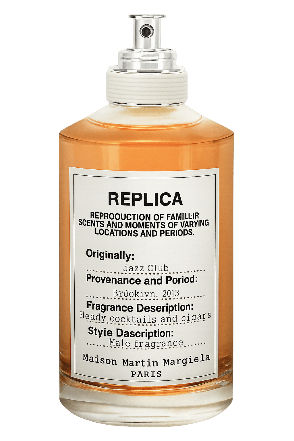 Replica Jazz Club bottle